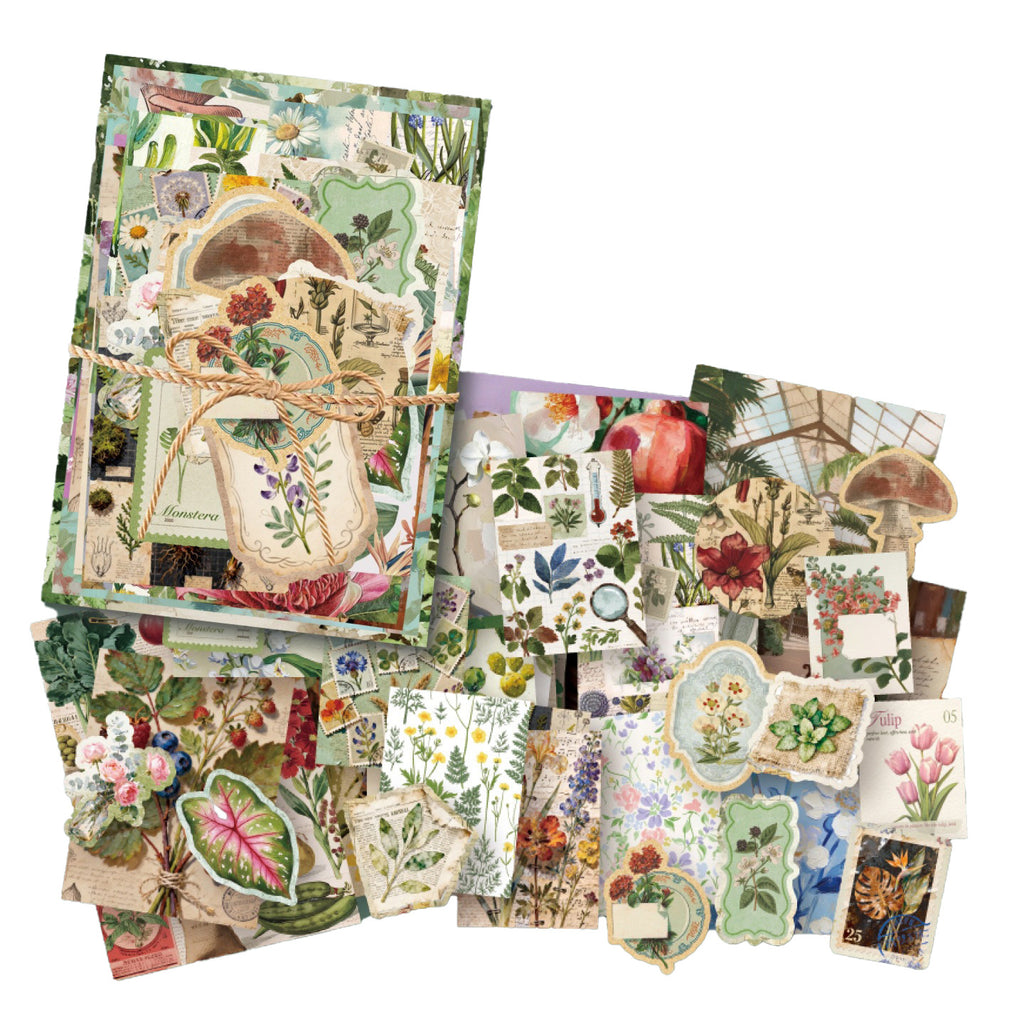 100PCS Botanical Nature Journal Paper VMP14