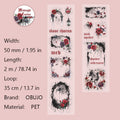 1 Roll Dark Gothic PET Stickers Tape AYSP