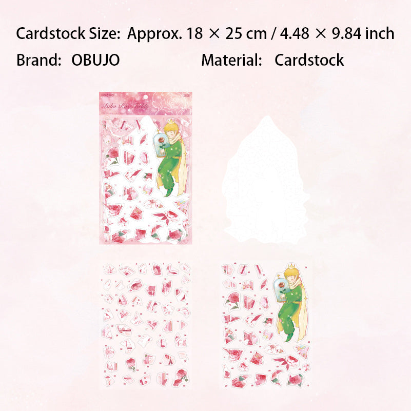 Princess and Rose DIY Puzzle Stickers WZMG