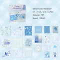 20 Pcs Embossed Post Stamp Stickers NYPK