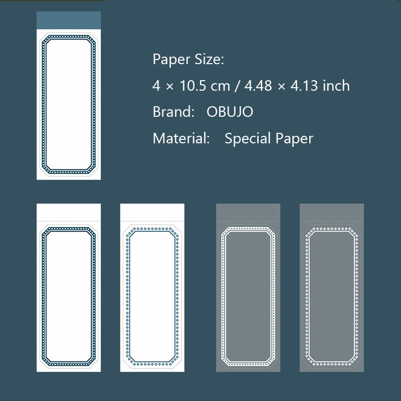 40 Sheets Minimalism Notepad Paper KDBK