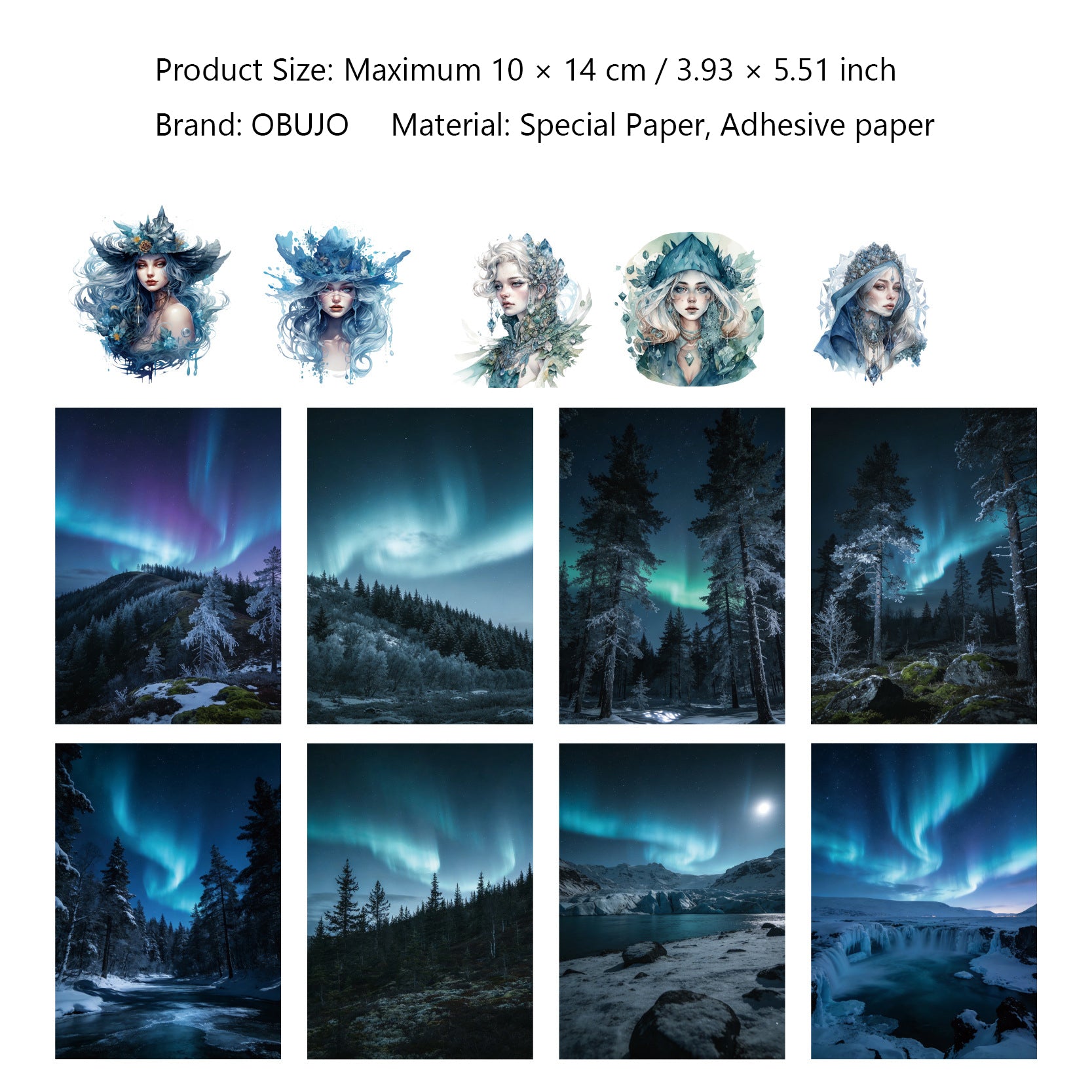 26 Pcs Fairy Forest Journal Paper and Stickers Kit JLXX