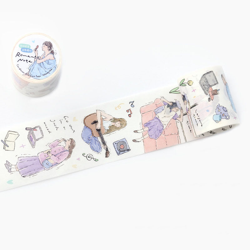 City Life Casual Characters Die-Cut Washi Tape - Homebody