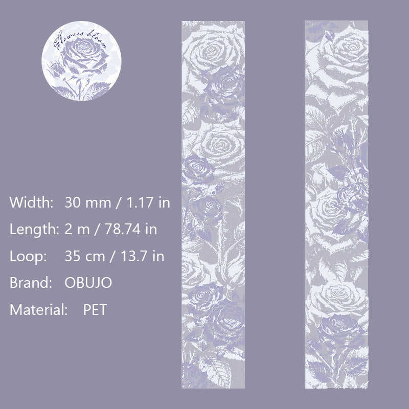 1 Roll Botanical PET Tape HKZM