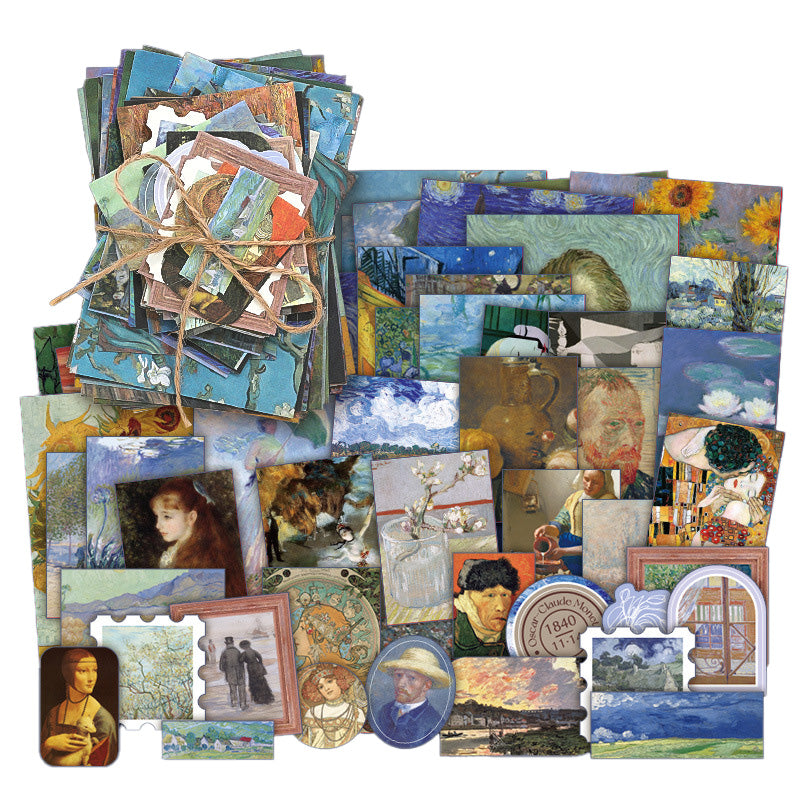 100 Pcs Famous Art Journal Paper VMP11