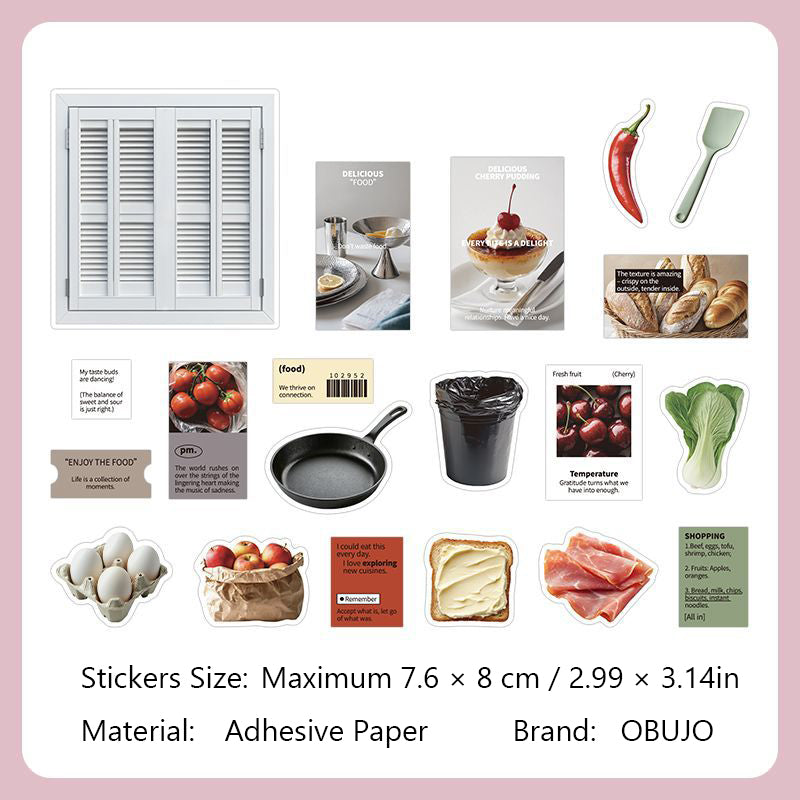 20 Pcs Life Household Stickers SHBJL