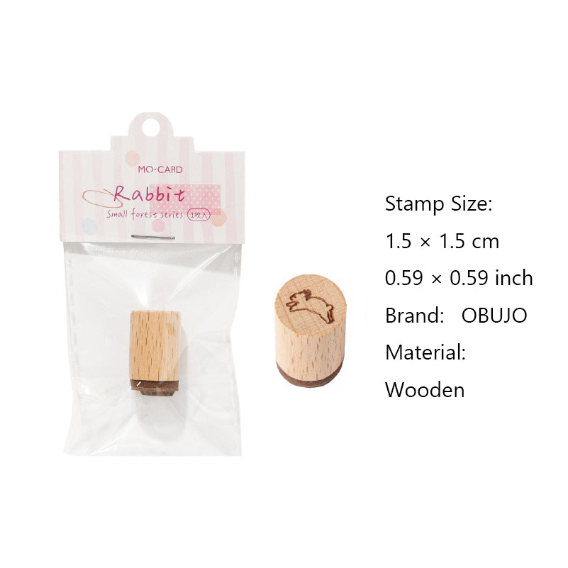 Wildland Forest Animal Wooden Stamp XSLX