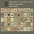 20 Pcs Vintage Junk Journal Stickers JGCSP