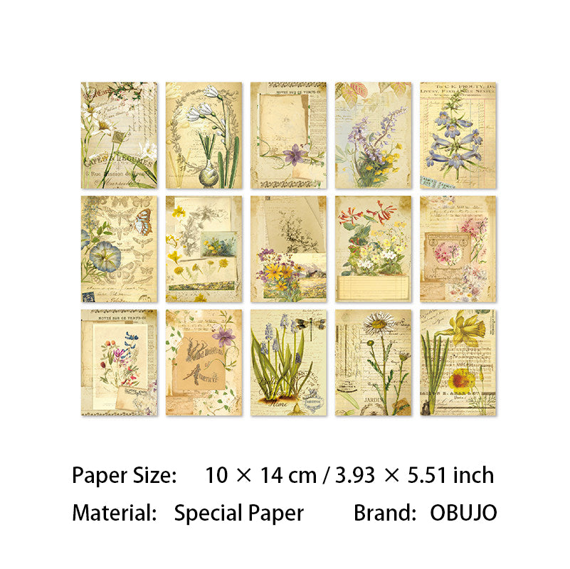 30 Sheets Vintage Journal Paper YGKB