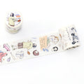 City Life Casual Characters Die-Cut Washi Tape - Sports Time