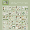 20 Sheets Spring Garden PET Stickers Book CTDYS