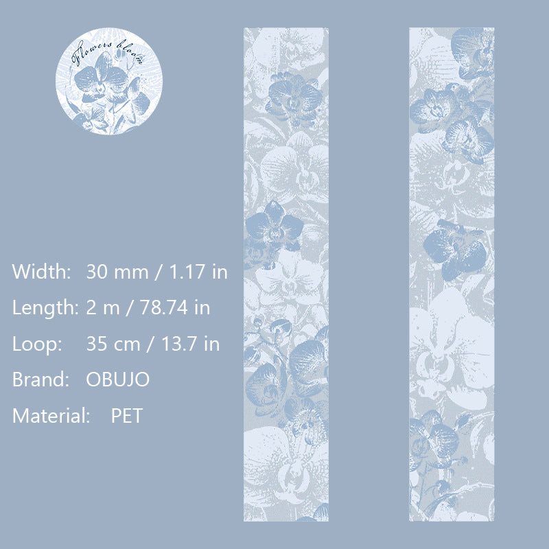 1 Roll Botanical PET Tape HKZM