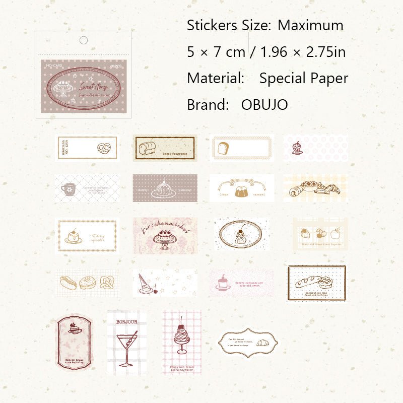 40 Pcs Cute Kawaii Planner Stickers YJXZ