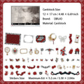 56 Pcs Gothic Collage Cardstock and Stickers Kit MGZS