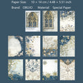 30 Sheets Vintage Floral Journal Paper MSQM