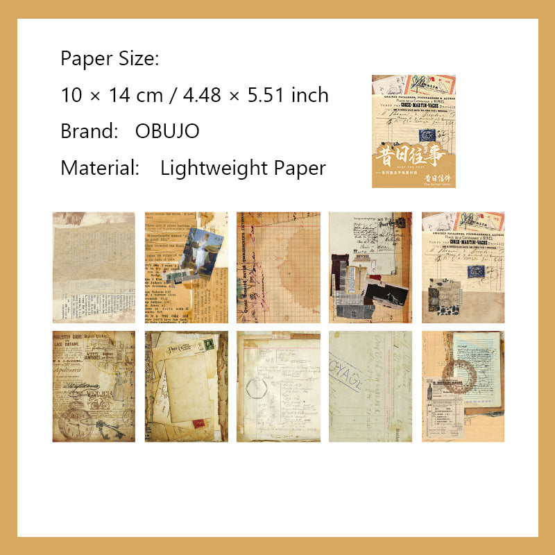 30 Pcs Vintage Junk Journal Paper XRWS