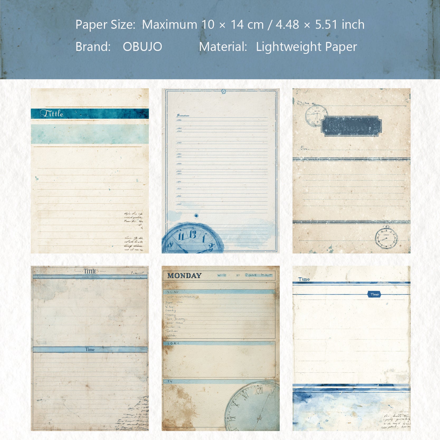 30 Sheets Vintage Junk Journal Paper RCXL