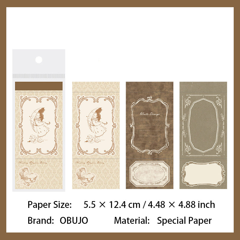 30 Sheets Fairy Themed Notepad Paper THXQX