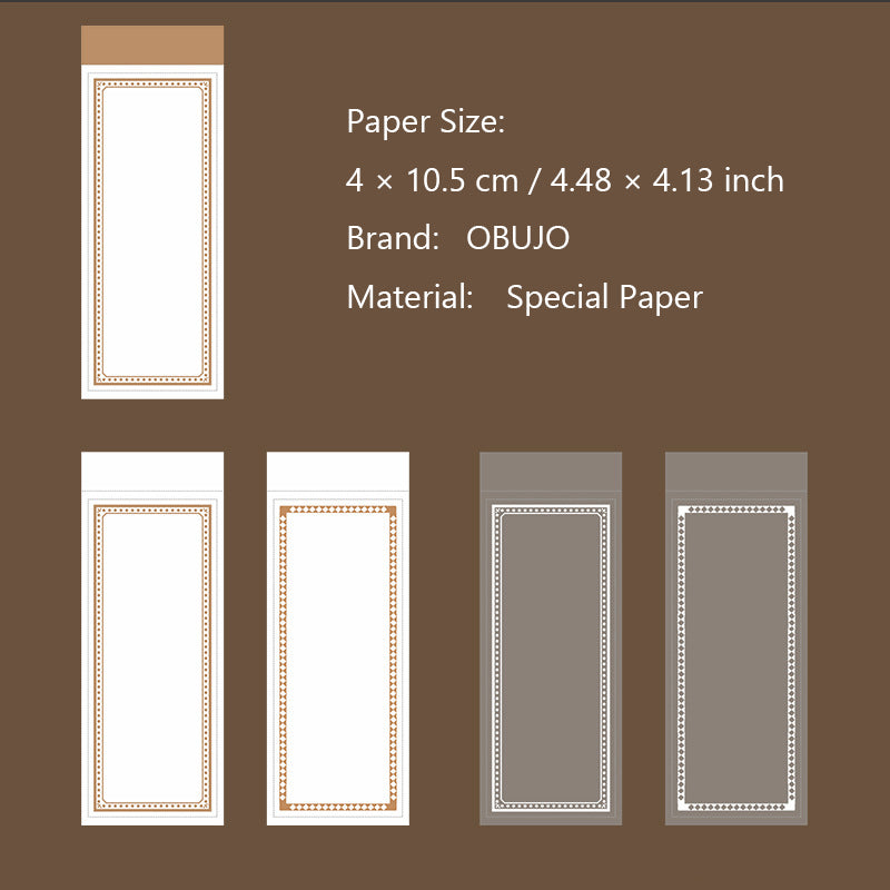 40 Sheets Minimalism Notepad Paper KDBK