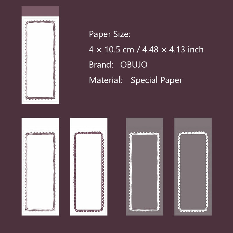 40 Sheets Minimalism Notepad Paper KDBK