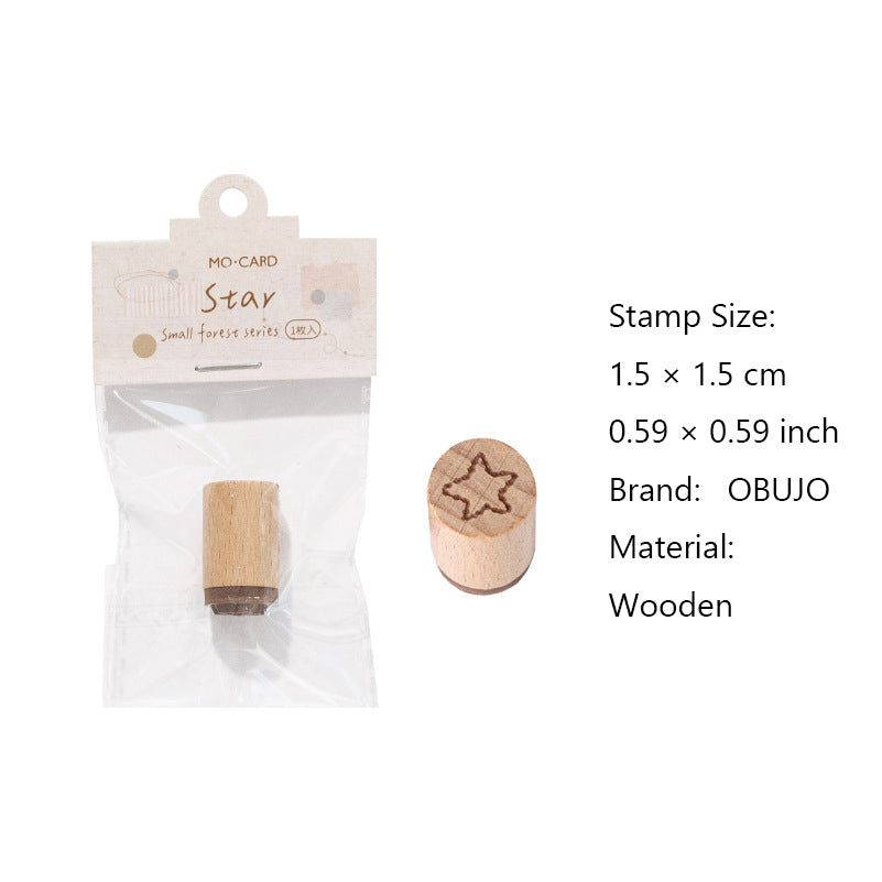 Wildland Forest Animal Wooden Stamp XSLX