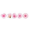 10 Pcs Large Cherry Blossom PET Stickers XYXBG