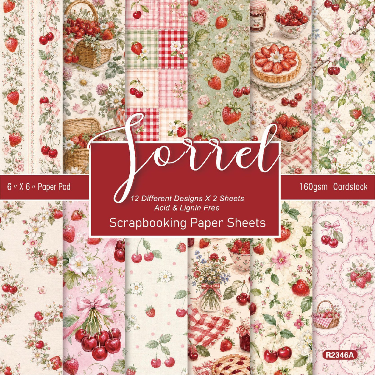 Sorrel scrapbook paper pad product view