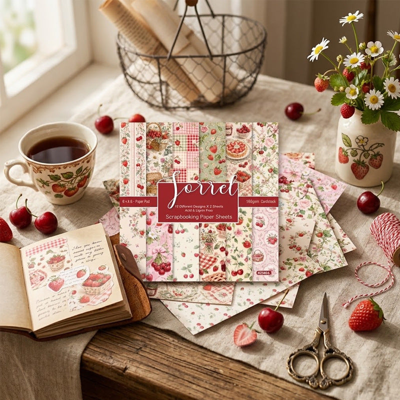 Sorrel scrapbook paper pad design details