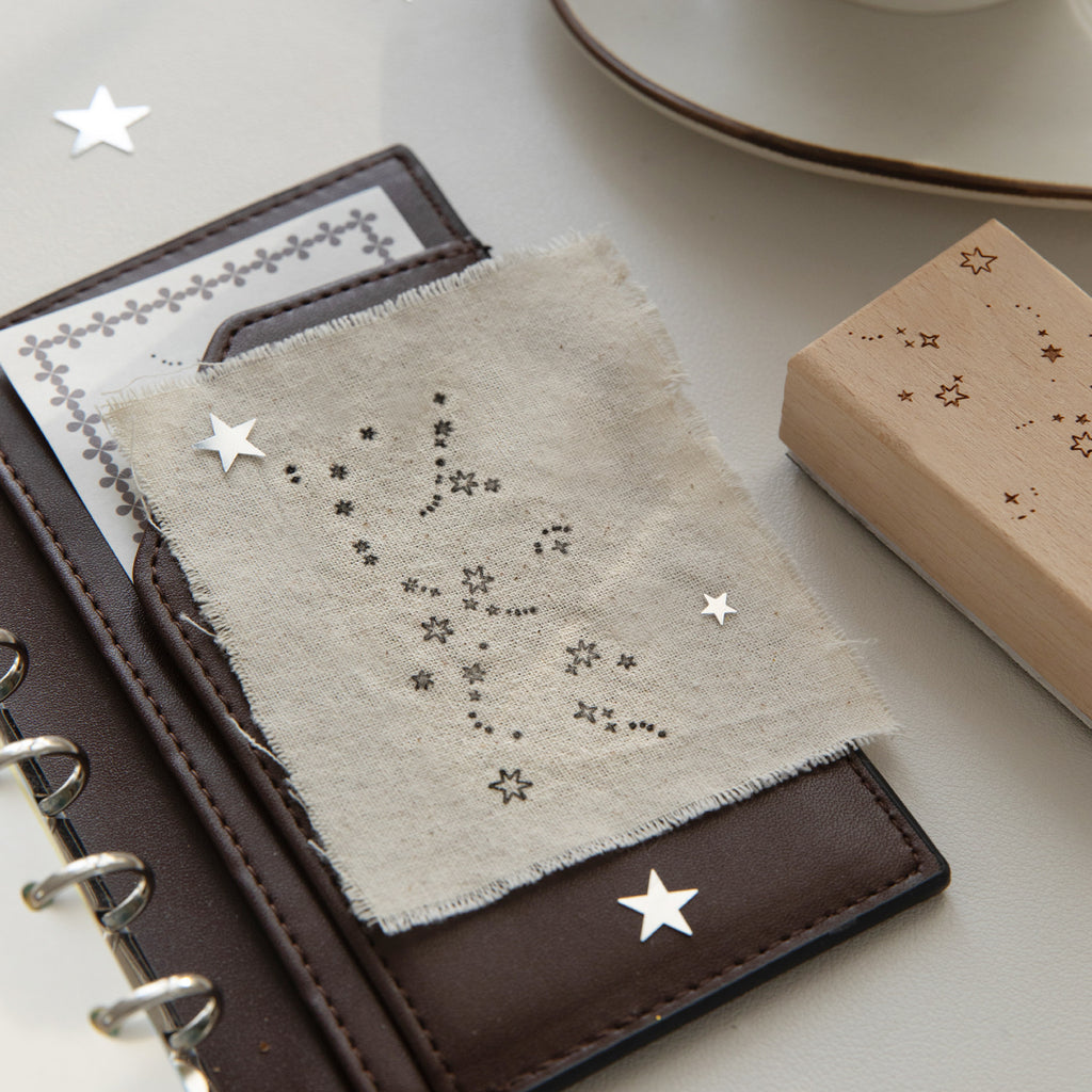 Star Date Marker Beech Wood Stamp product detail view 5