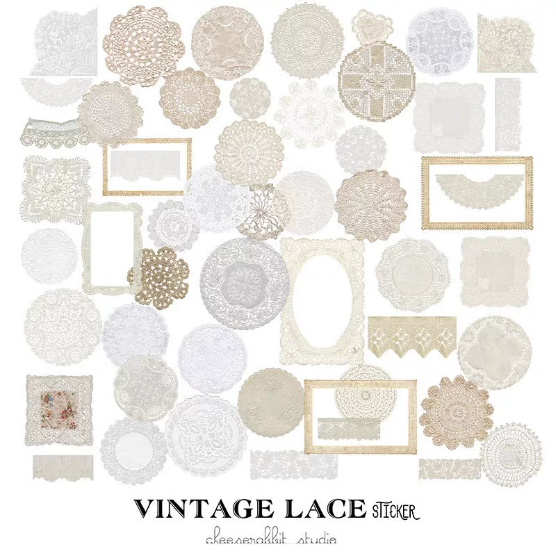 Round Lace 50PCS variant