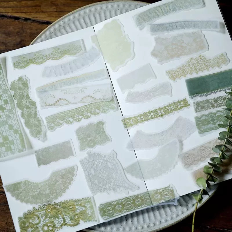 Vintage lace sticker product details