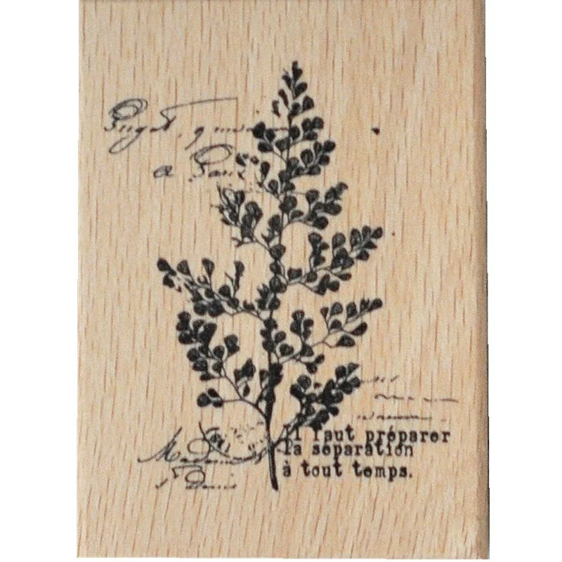 Vintage stamp application for journaling and collage