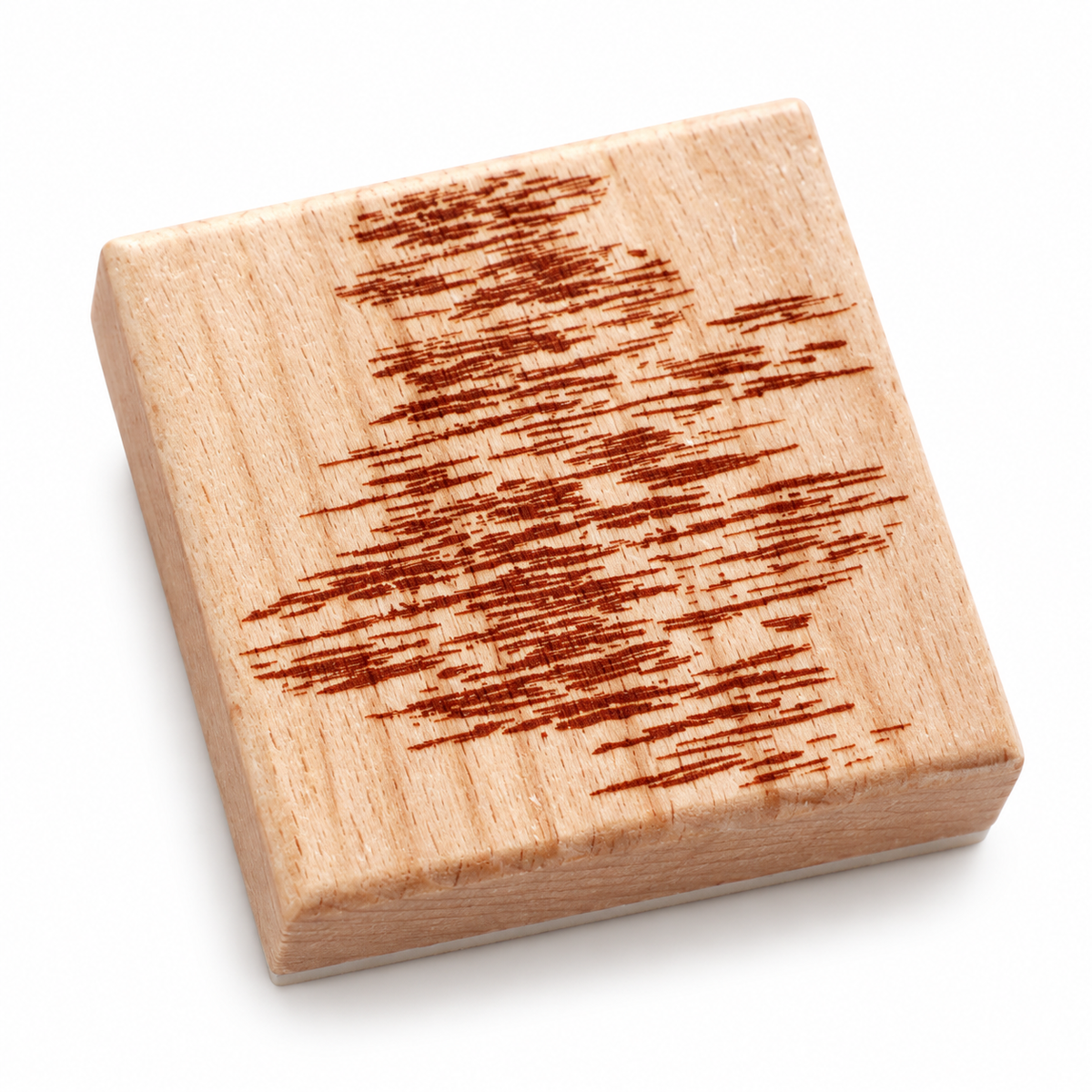 Water Reflection Wooden Stamp for Journaling | OBUJO