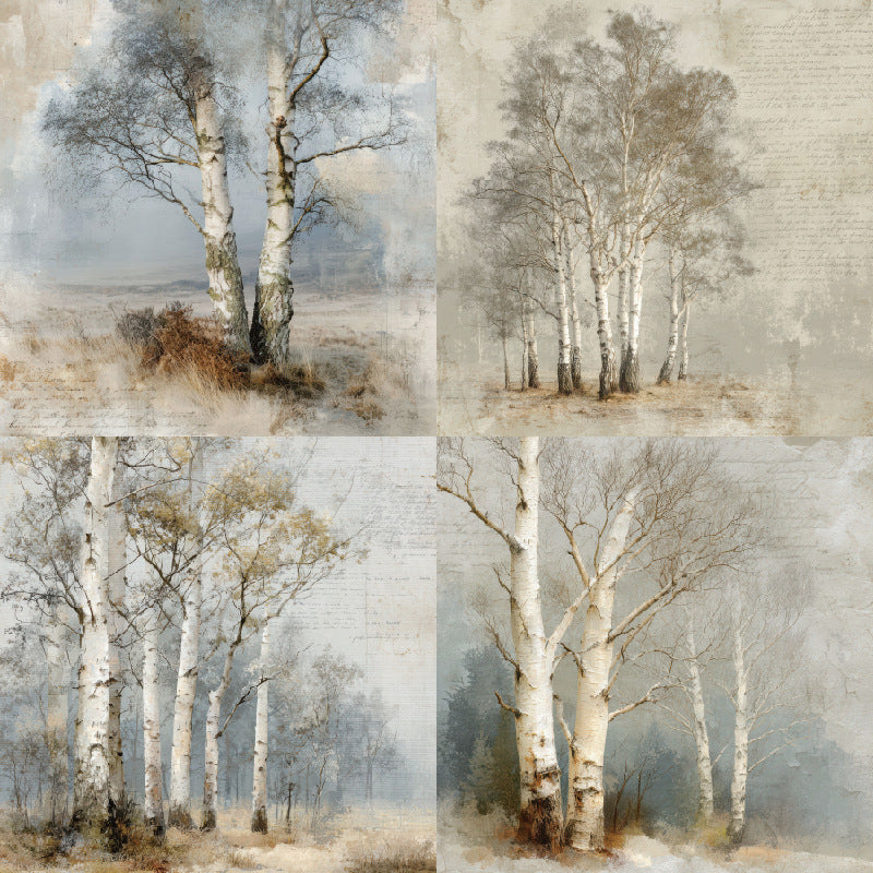 Winter Woods scrapbook paper pad pattern preview