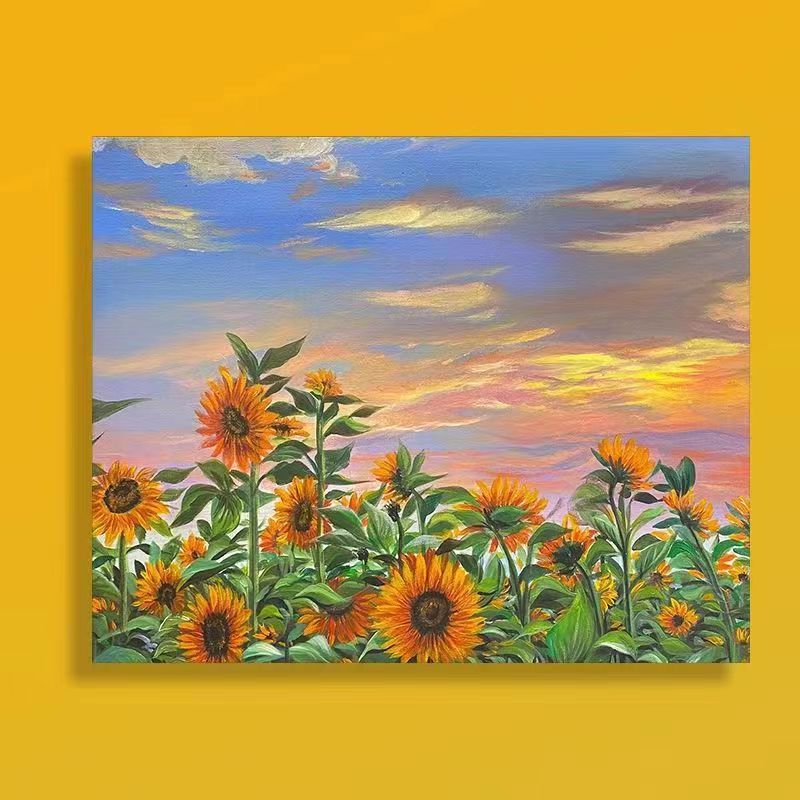 Paint By Number Kit Sunflower