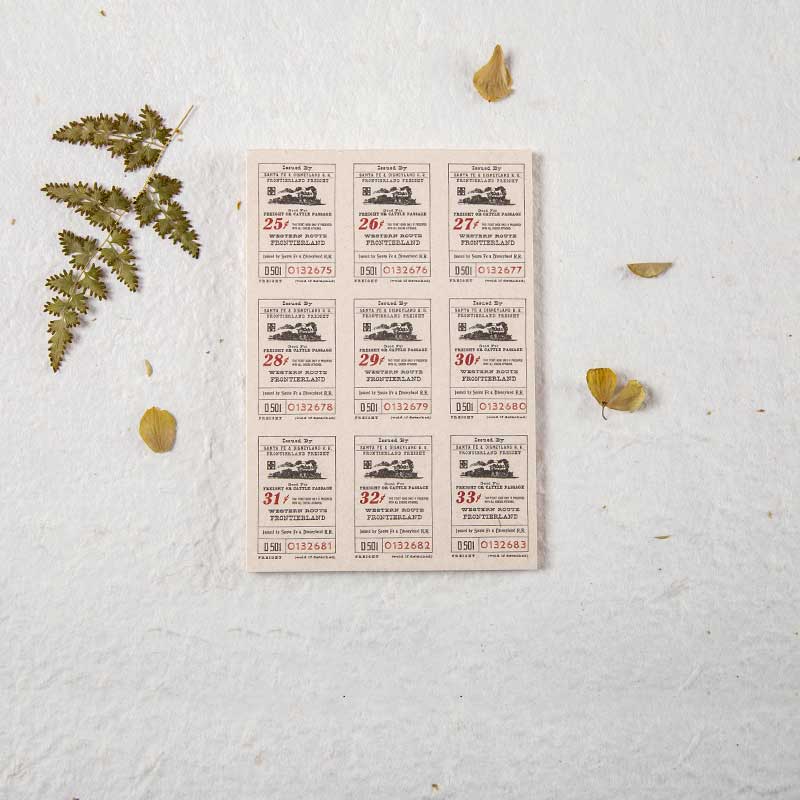 Picok Ticket Paper Pack TLR07