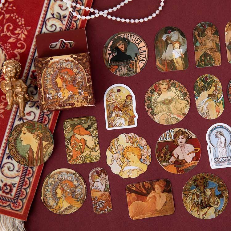 Mucha Boxed Stickers - OBUJO