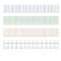 Basic Grid Washi Tape Set - OBUJO