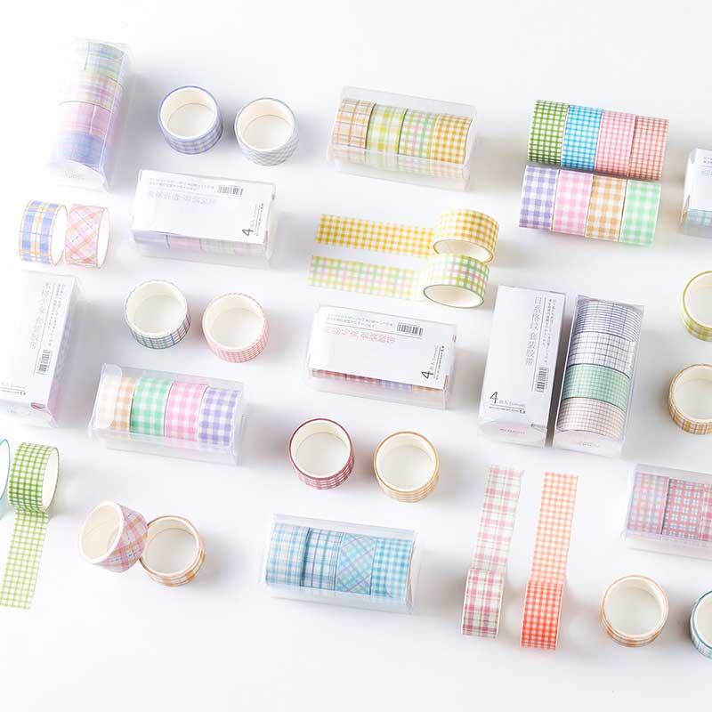 Basic Grid Washi Tape Set - OBUJO
