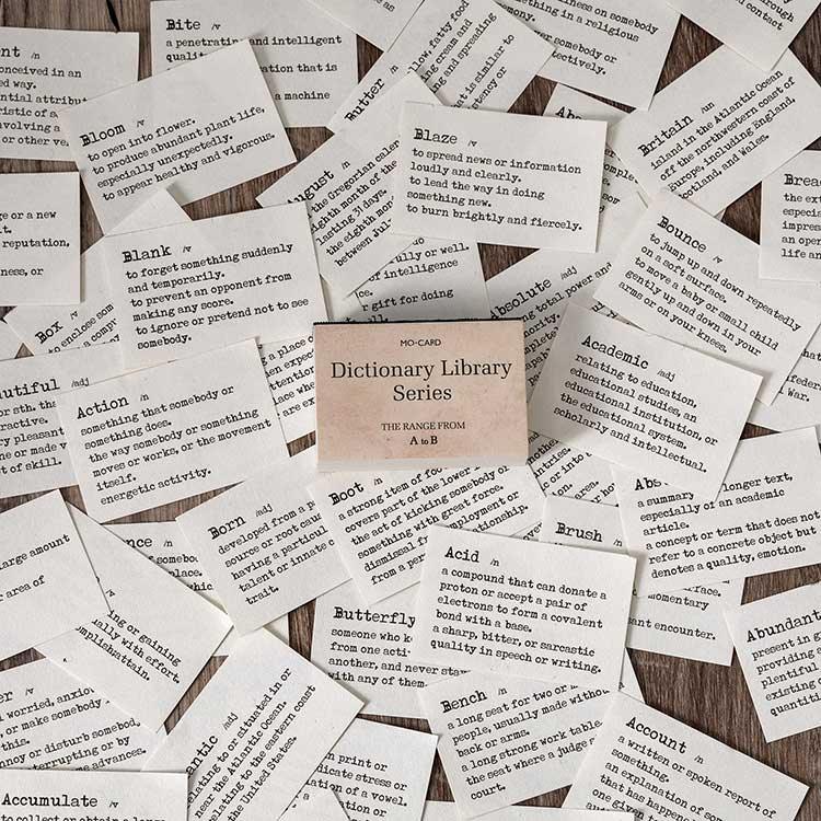 Danci Dictionary Journal Materials - OBUJO