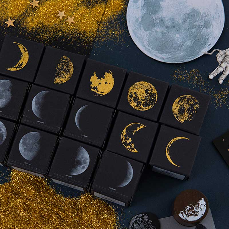 Obujopal Moon Wooden Stamp