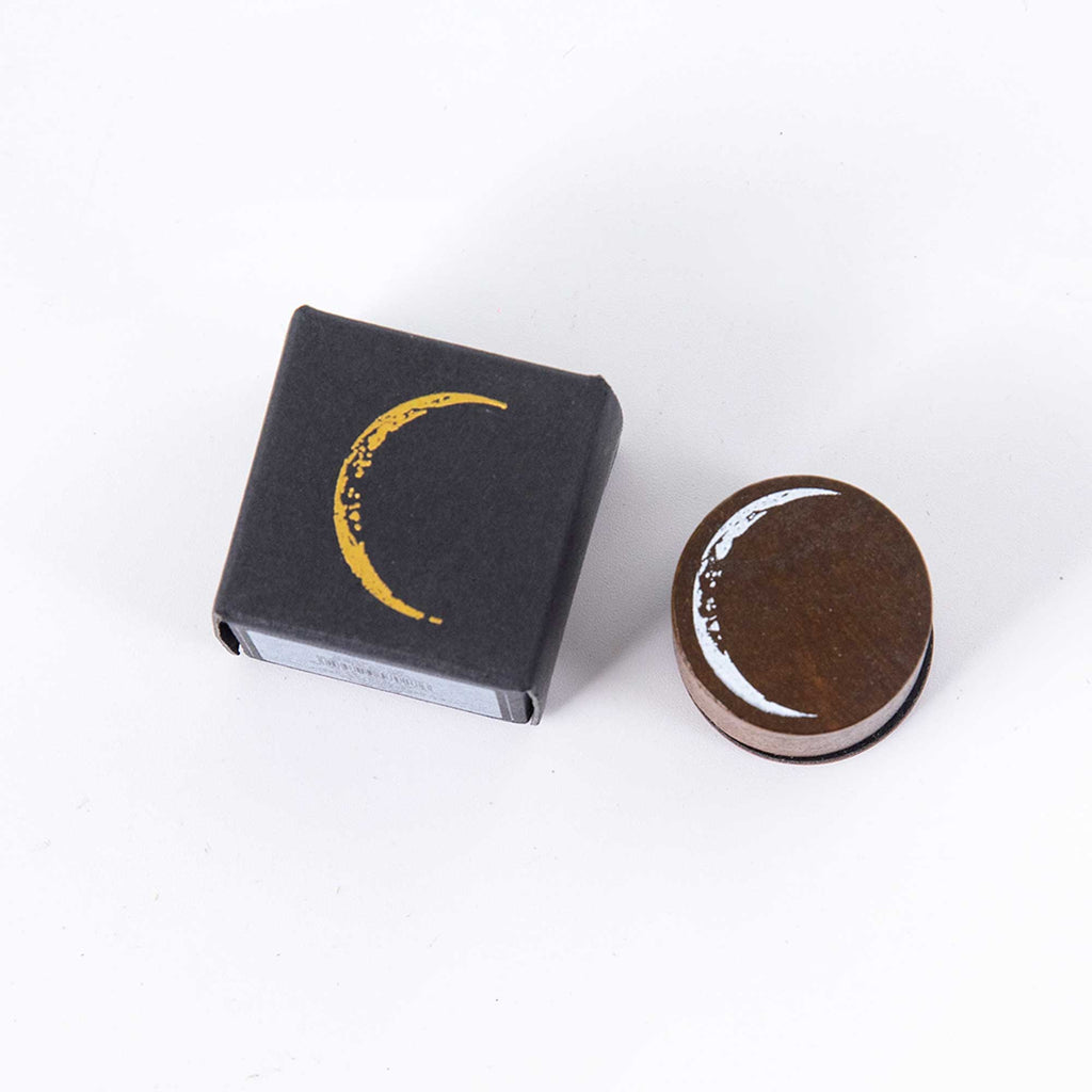 Lunar Phases Vintage Realistic Moon Wooden Stamp YXST07