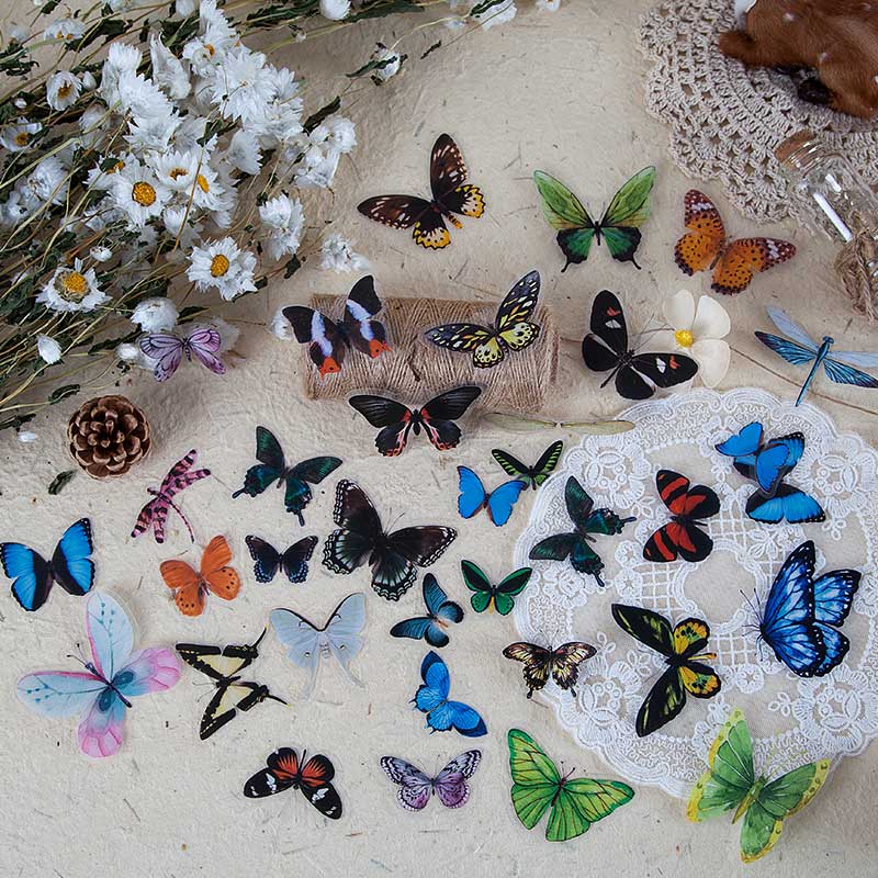 Wiben Butterfly Stickers Pack BTF01