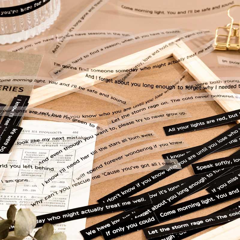 Life Excerpt Text Stickers Pack - OBUJO