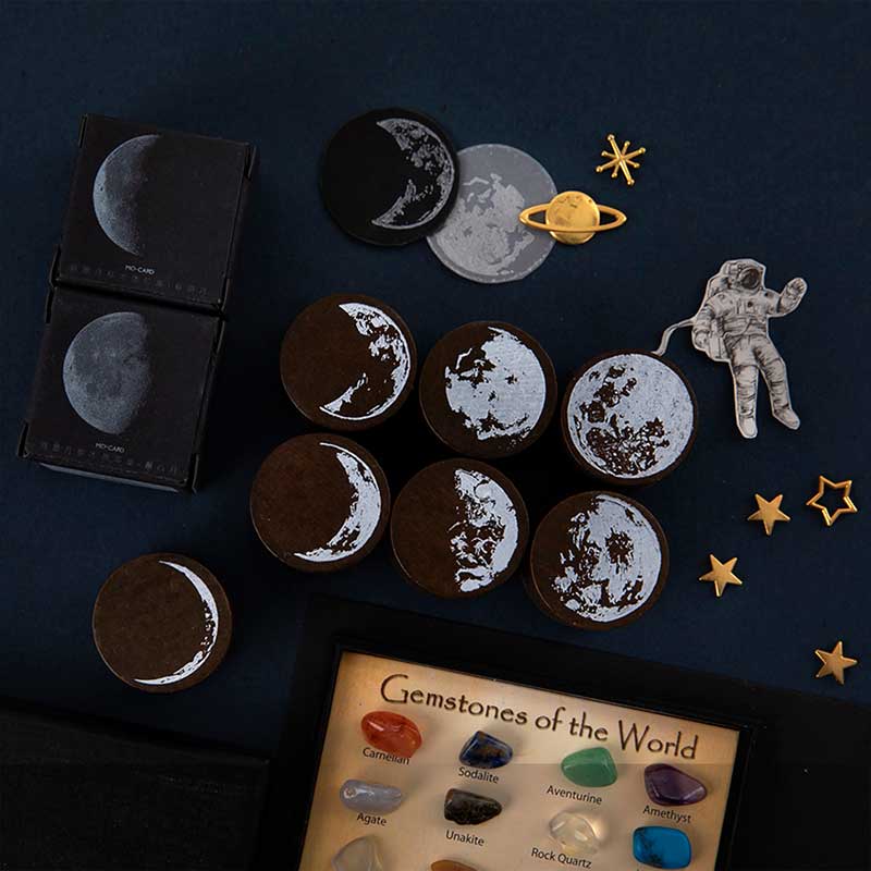 Obujopal Moon Wooden Stamp