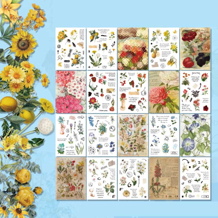 Ranian Washi Sticers Book
