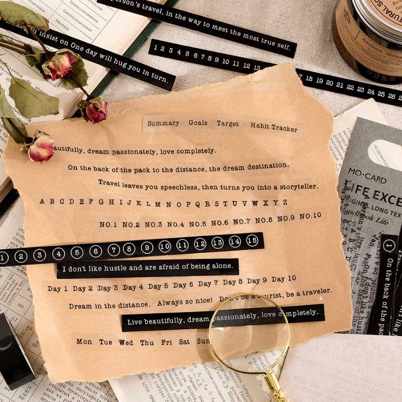 Life Excerpt Text Stickers Pack - OBUJO