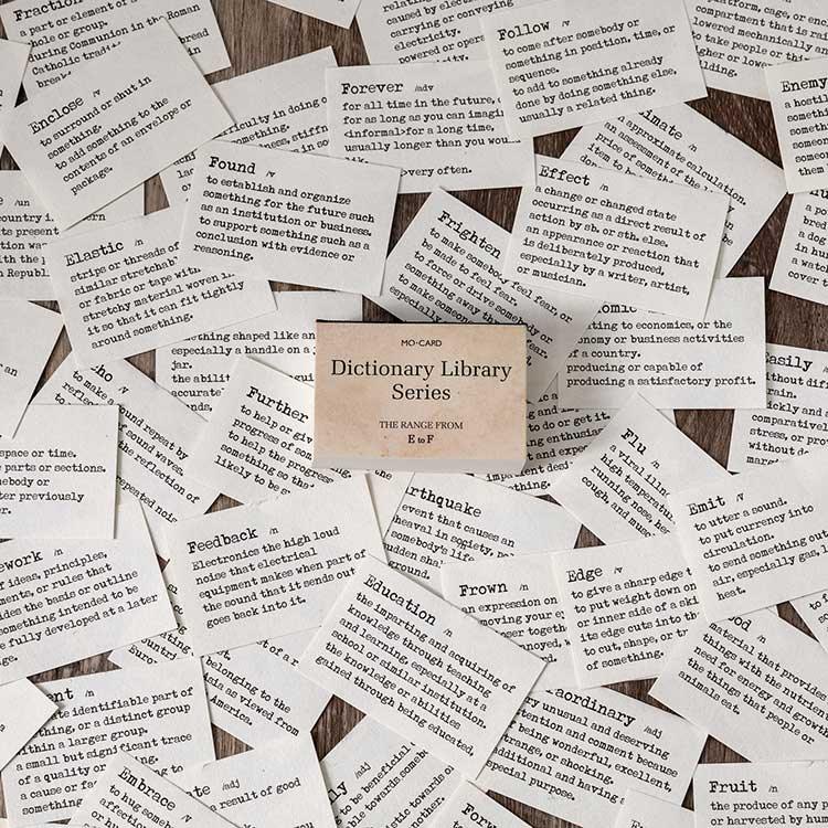 Danci Dictionary Journal Materials - OBUJO