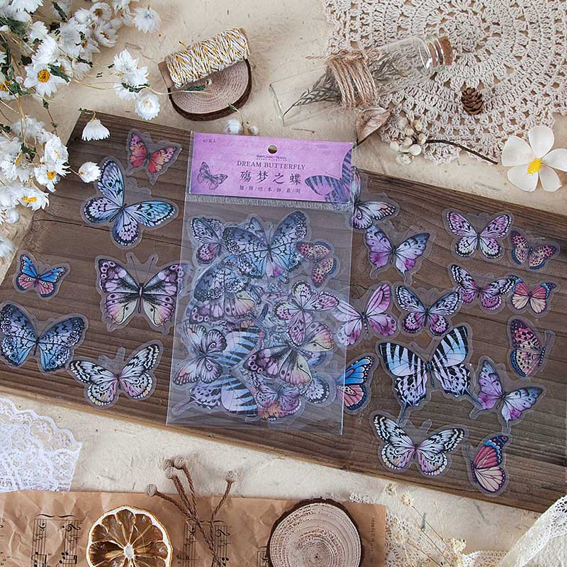 Wiben Butterfly Stickers Pack BTF01