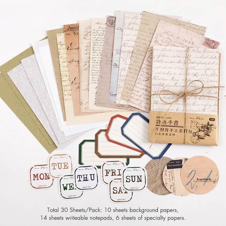 Zijia Scrapbook Paper Pack - OBUJO